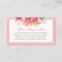 Babydusche Buchungsanfrage Blume Bouquet Pink