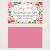 Babydusche Buchungsanfrage Rosa Blütenbraun (Vorne & Hinten)