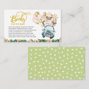 Babydusche Buchungskarte   Safari Begleitkarte