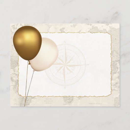 Babydusche Buffet - Lebensmittelkarten Einladungspostkarte (Rückseite)