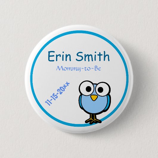 Babydusche Button (Vorderseite)