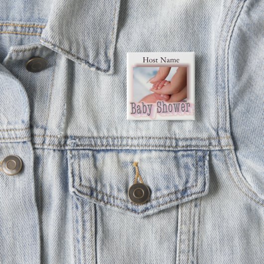 Babydusche-Button Button (Beispiel)