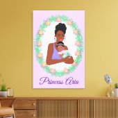 Babydusche Canvas Print Leinwanddruck (Insitu (Wohnzimmer))