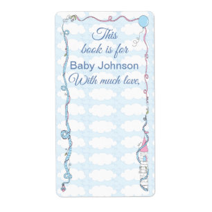 Babydusche "Castle Pink" Buchzeichen Blatt 8
