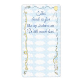 Babydusche "Castle Yellow" Buchzeichen Blatt 8 (Vorne)