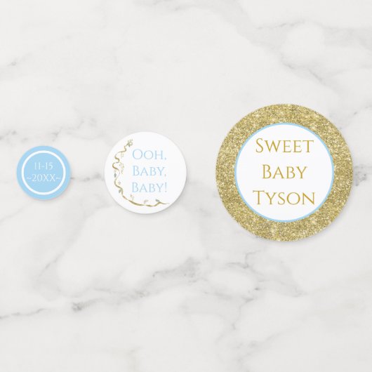 Babydusche Confetti Castle Konfetti (Vorderseiten)