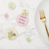 Babydusche Confetti Eine Bibliothek/Rosa bauen Konfetti (Gruppe)