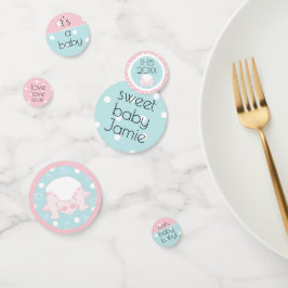 Babydusche Confetti Flüchtige Blick a Bootbaby Konfetti