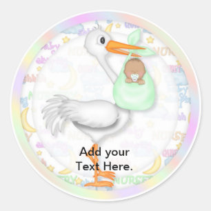 Babydusche Cupcake Toppers Stickers