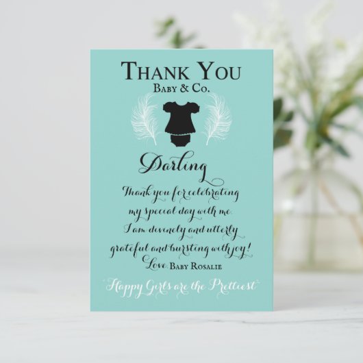 Babydusche Danke (Stehend Vorderseite)