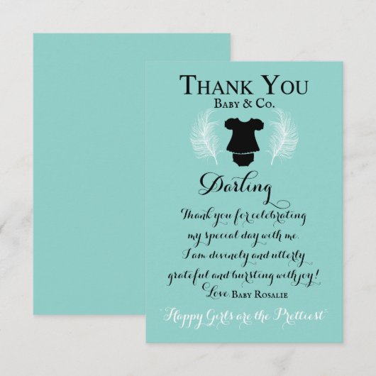 Babydusche Danke (Vorne/Hinten)