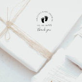 Babydusche Danke Custom Gummistempel