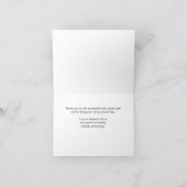 Babydusche Danke, dass ihr euch bemerkt, der Herr Dankeskarte (Innenseite)