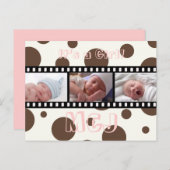 Babydusche Danke, dass Sie Postkarten Ihre Fotos e (Vorne/Hinten)