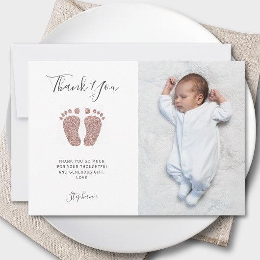 Babydusche Danke Foto