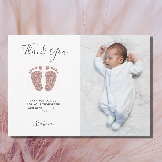 Babydusche Danke Foto