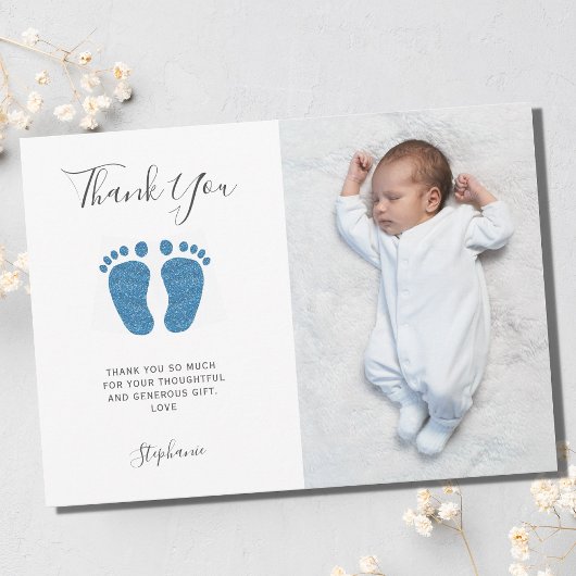 Babydusche Danke Foto