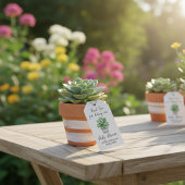 Babydusche "Danke für Baby Bloom" Geschenkanhänger