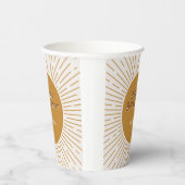 Babydusche Danke, hier kommt der Sohn. Pappbecher (Rechts)