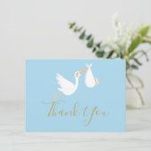 Babydusche danke Ihnen besondere Lieferung Blue (Stehend Vorderseite)