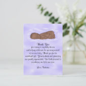 Babydusche danke Ihnen Gender Neutral Ethnic Postkarte (Stehend Vorderseite)