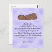 Babydusche danke Ihnen Gender Neutral Ethnic Postkarte (Vorne/Hinten)