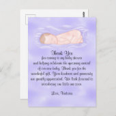 Babydusche danke Ihnen Gender Neutral Postkarte (Vorne/Hinten)