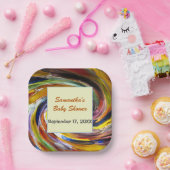 Babydusche danke Ihnen Geschlecht neutrale Farbe Pappteller (Party)