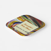 Babydusche danke Ihnen Geschlecht neutrale Farbe Pappteller (Gewinkelt)