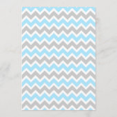 Babydusche danke Ihnen Notizen mit Gedicht blau gr (Rückseite)