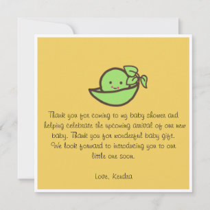 Babydusche danke Karte