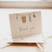 Babydusche Danke-Karte | Green Boy Baby Dusche Dankeskarte