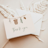 Babydusche Danke-Karte | Green Boy Baby Dusche Dankeskarte