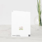 Babydusche Danke-Karte | Niedlich Safari Friends Dankeskarte (Rückseite)