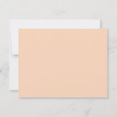 Babydusche Danke Karte, "Pink/Gold" (Rückseite)