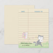 Babydusche Danke Karte, Rosa/Bibliothek bauen (Vorne/Hinten)