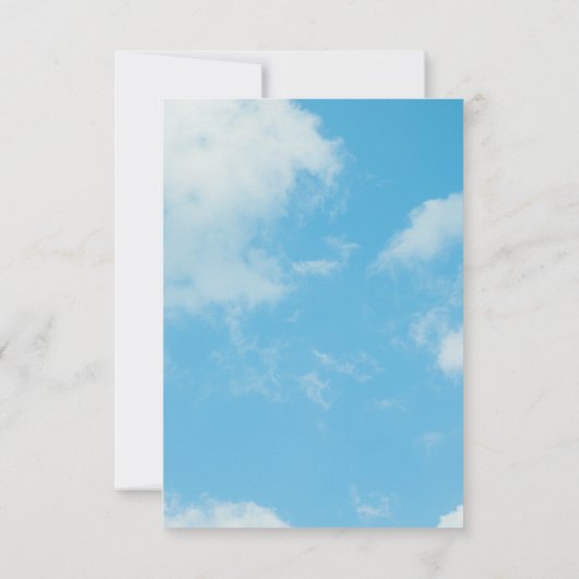 Babydusche Danke Karten, Frog Theme Cards (Rückseite)