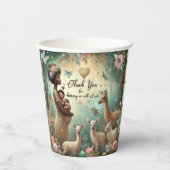 Babydusche Danke Paper Cup Set Pappbecher (Vorderseite)