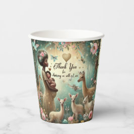 Babydusche Danke Paper Cup Set Pappbecher