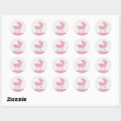 Babydusche Danke Stickers (Blatt)