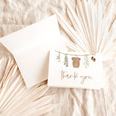 Babydusche Dankeschön-Karte, geschlechtsneutrales Dankeskarte