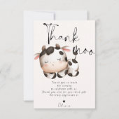 Babydusche Dankeskarte (Vorderseite)