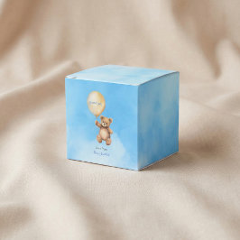 Babydusche Dankkarte mit niedlichem Teddybär Geschenkschachtel