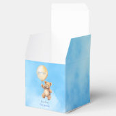 Babydusche Dankkarte mit niedlichem Teddybär Geschenkschachtel (Geöffnet)