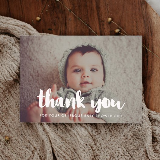 Babydusche Danksagkarte Dankeskarte