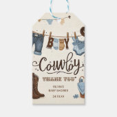 Babydusche Danksagkarte Geschenkanhänger (Vorderseite)