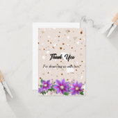 Babydusche Danksagkarte Karte (Vorderseite/Rückseite Beispiel)