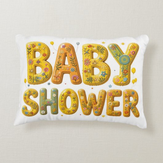 Babydusche Dekokissen (Rückseite)