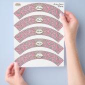 Babydusche Dekoration Cupcake - Royal Princess Cro Flyer (Hand)