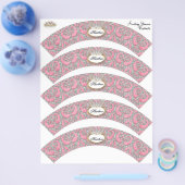 Babydusche Dekoration Cupcake - Royal Princess Cro Flyer (Einzeln)